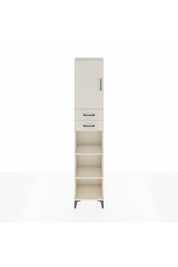 Arges Dolap 4 Raflı 2 Çekmeceli Tek Kapaklı 44x30x221 - S28M239V1A