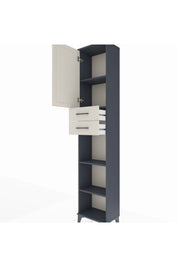 Arges Dolap 4 Raflı 2 Çekmeceli Tek Kapaklı 44x30x221 - S28M239V4A