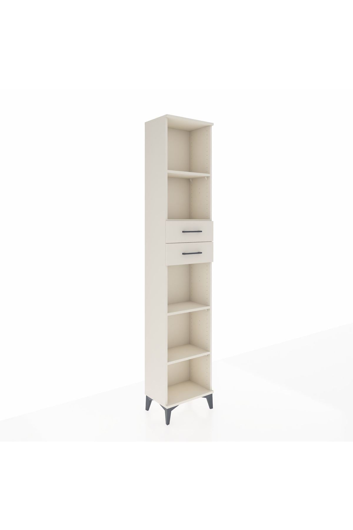 Arges Dolap 4 Raflı 2 Çekmeceli 44x30x221 - S28M240V1A