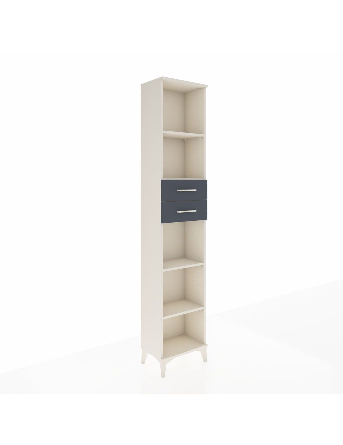Arges Dolap 4 Raflı 2 Çekmeceli 44x30x221 - S28M240V2A
