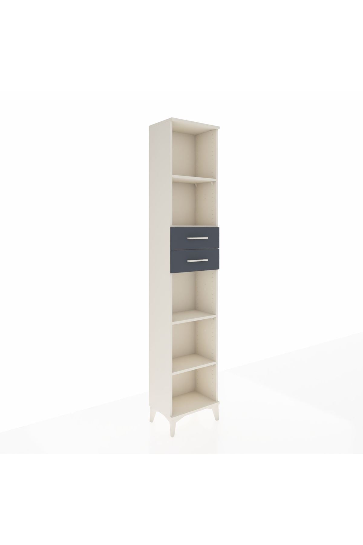 Arges Dolap 4 Raflı 2 Çekmeceli 44x30x221 - S28M240V2A