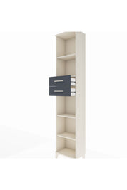 Arges Dolap 4 Raflı 2 Çekmeceli 44x30x221 - S28M240V2A