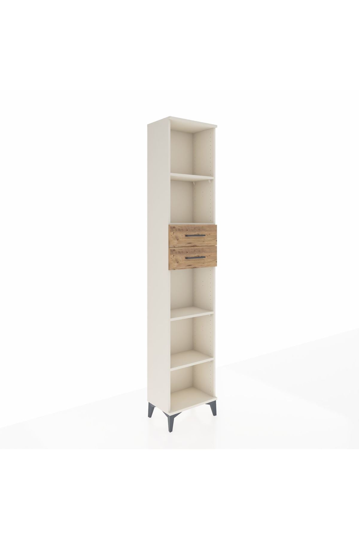 Arges Dolap 4 Raflı 2 Çekmeceli 44x30x221 - S28M240V3A