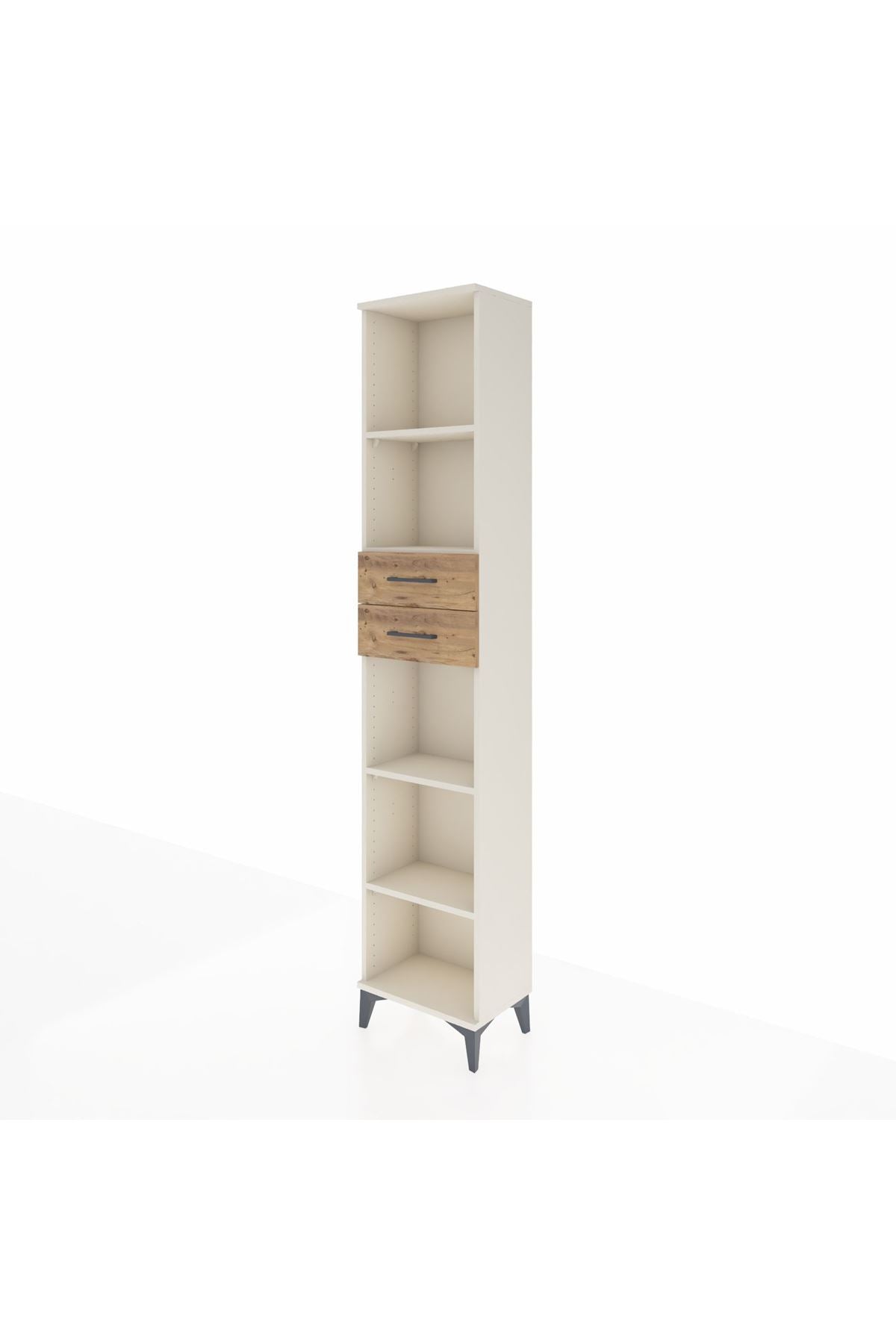 Arges Dolap 4 Raflı 2 Çekmeceli 44x30x221 - S28M240V3A