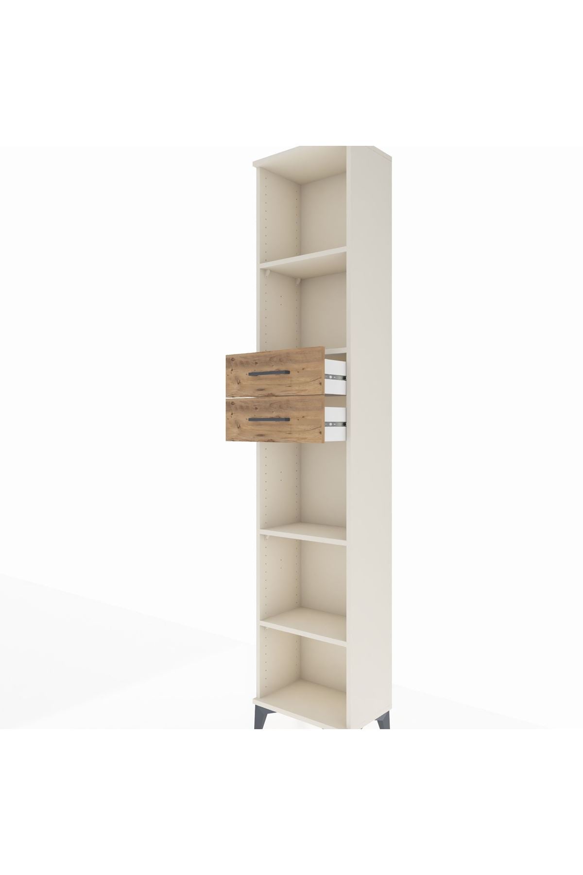 Arges Dolap 4 Raflı 2 Çekmeceli 44x30x221 - S28M240V3A