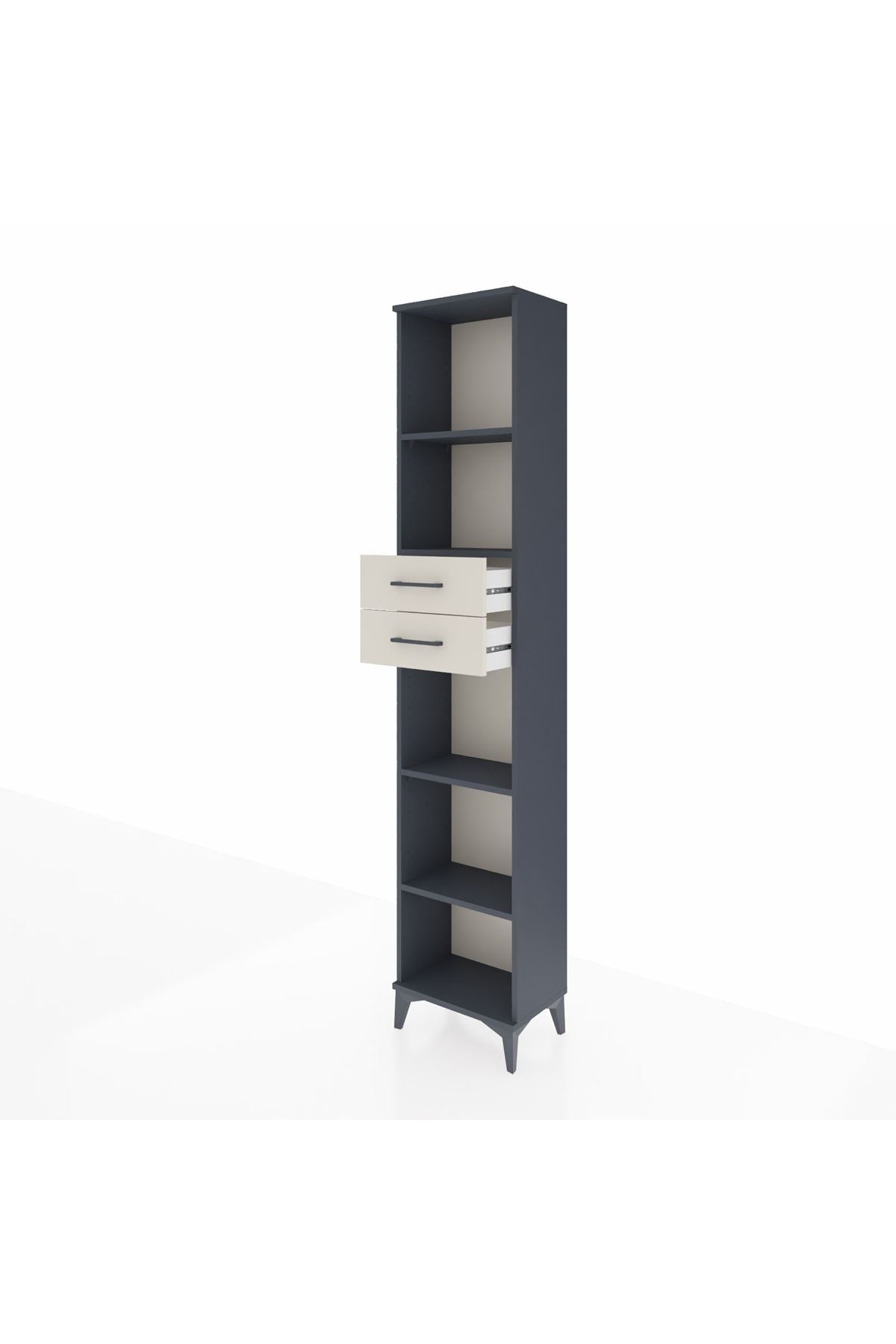 Arges Dolap 4 Raflı 2 Çekmeceli 44x30x221 - S28M240V4A