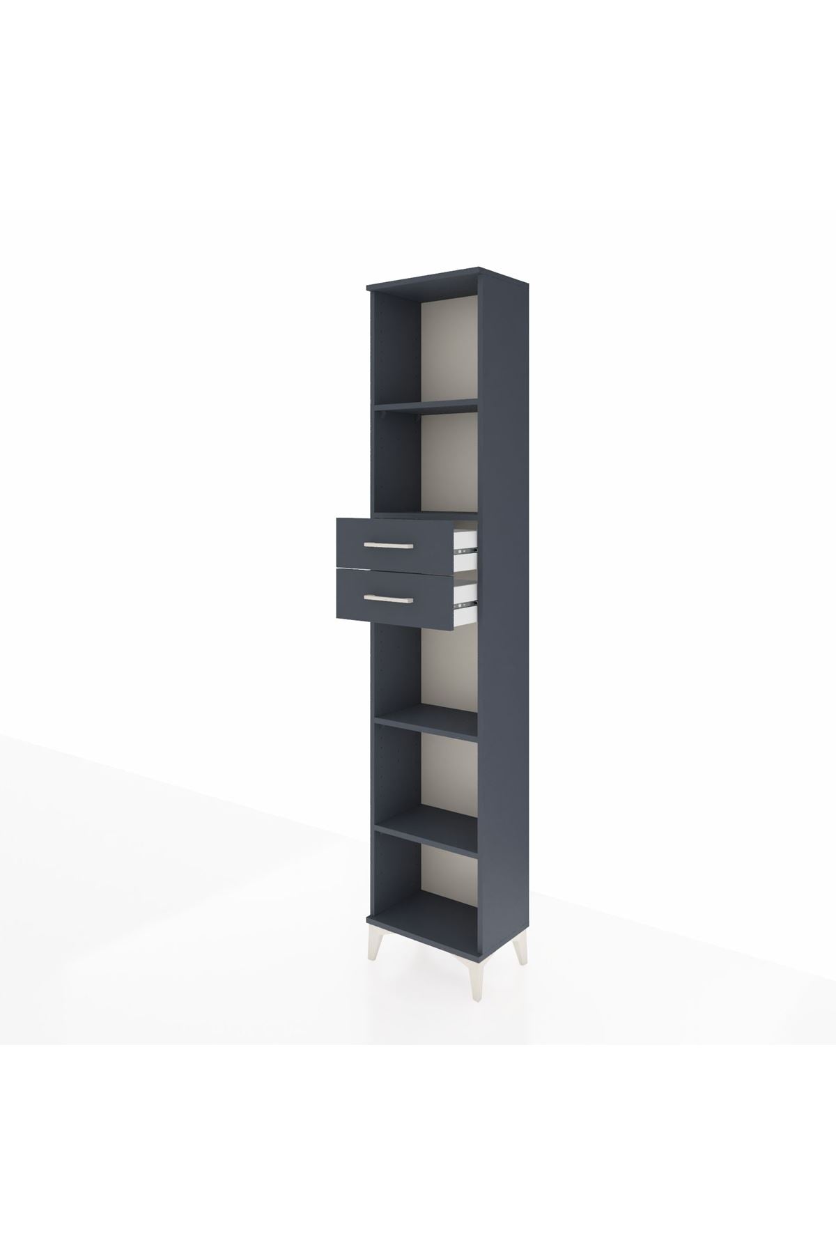 Arges Dolap 4 Raflı 2 Çekmeceli 44x30x221 - S28M240V5A