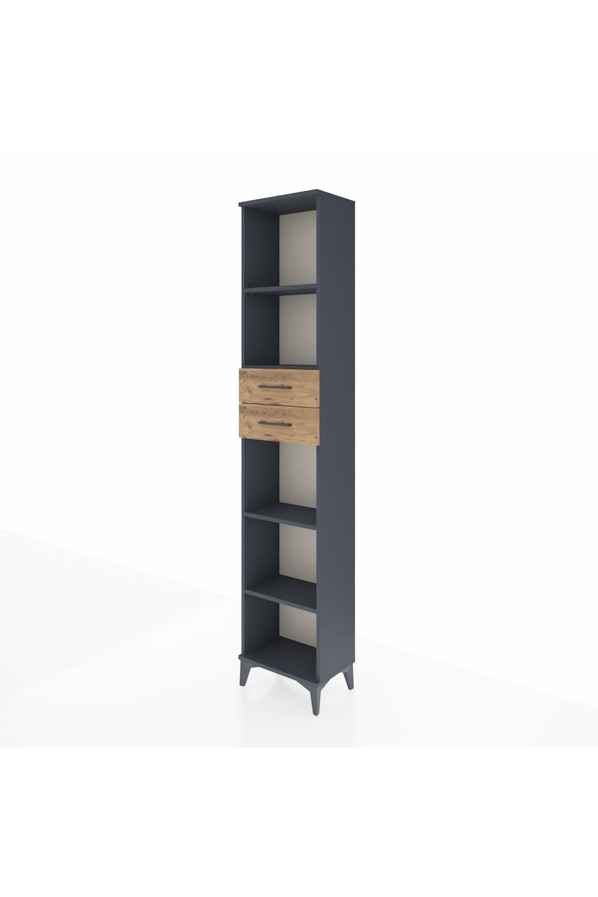 Arges Dolap 4 Raflı 2 Çekmeceli 44x30x221 - S28M240V6A