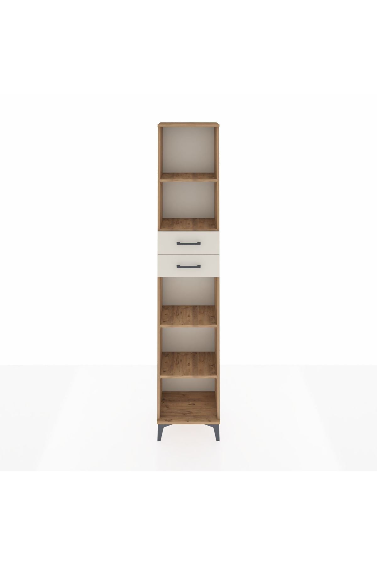 Arges Dolap 4 Raflı 2 Çekmeceli 44x30x221 - S28M240V7A