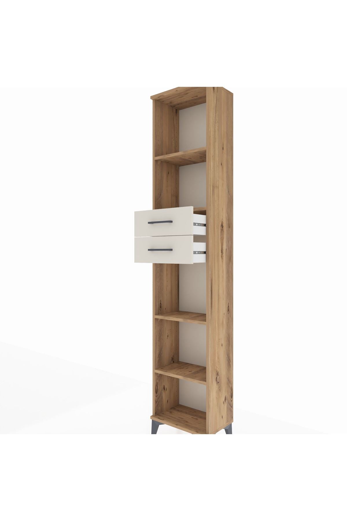 Arges Dolap 4 Raflı 2 Çekmeceli 44x30x221 - S28M240V7A