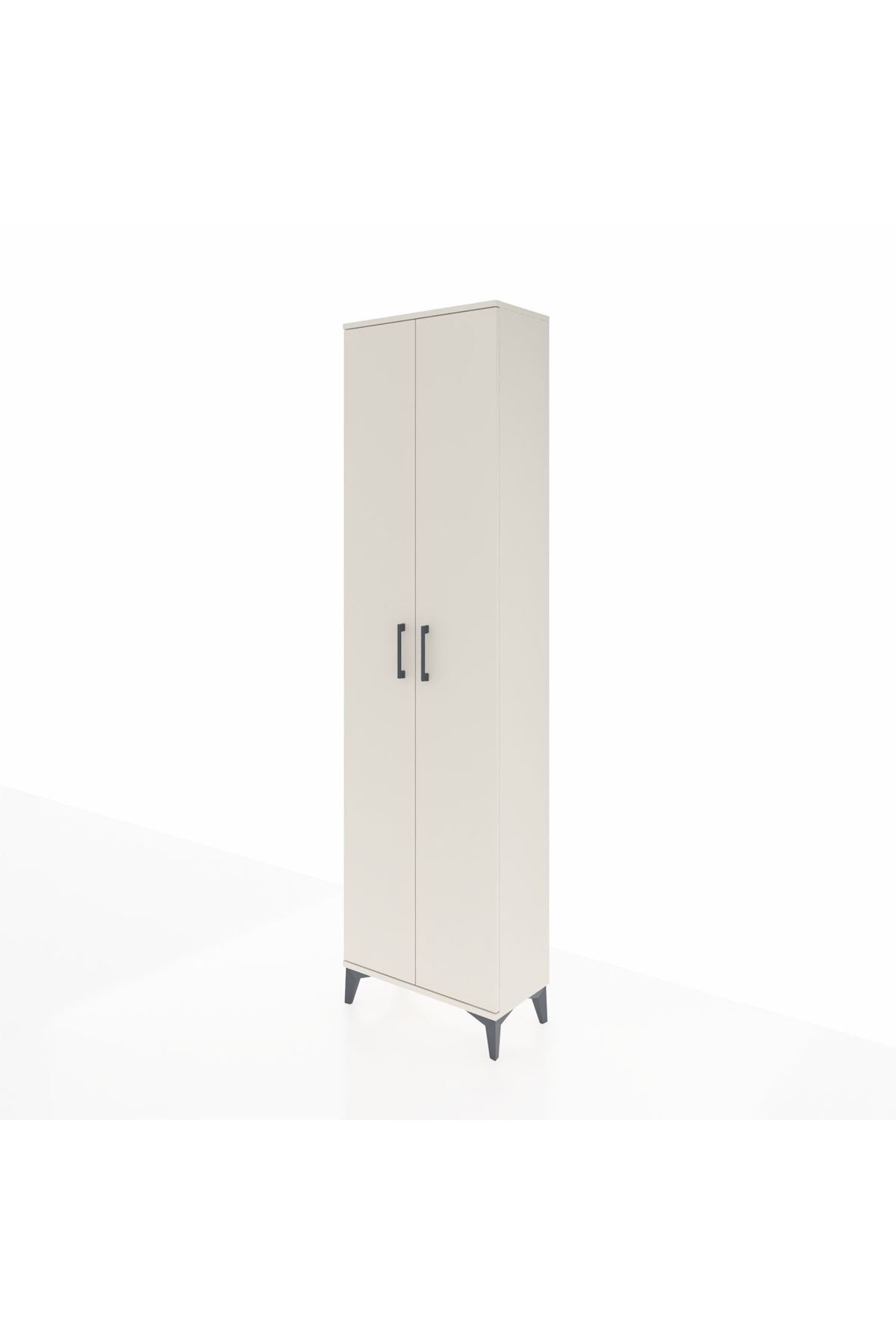 Arges Dolap 3 Raflı 2 Kapaklı Tek Askılı 60x30x221 - S29M003V1A