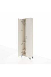 Arges Dolap 3 Raflı 2 Kapaklı Tek Askılı 60x30x221 - S29M003V1A