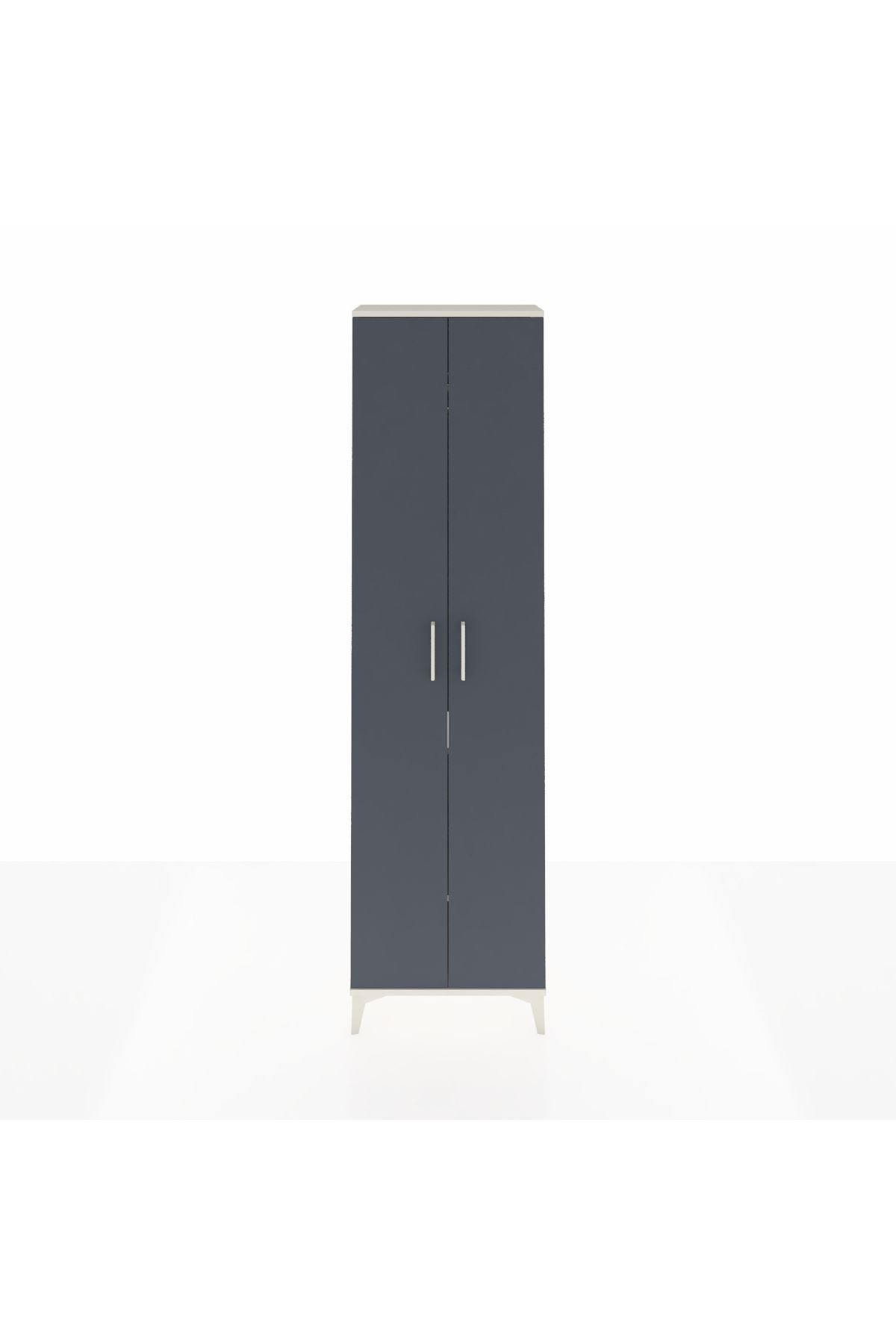 Arges Dolap 3 Raflı 2 Kapaklı Tek Askılı 60x30x221 - S29M003V2A