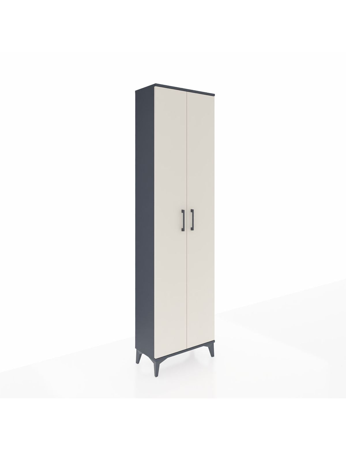 Arges Dolap 3 Raflı 2 Kapaklı Tek Askılı 60x30x221 - S29M003V4A