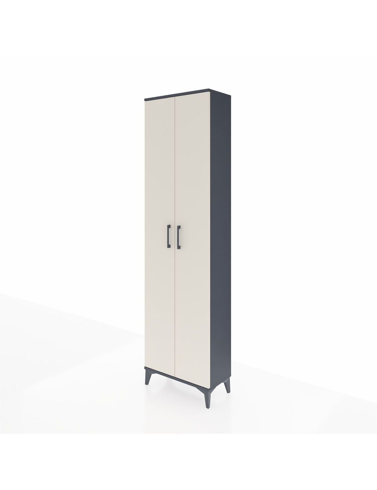 Arges Dolap 3 Raflı 2 Kapaklı Tek Askılı 60x30x221 - S29M003V4A