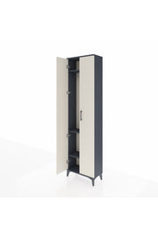 Arges Dolap 3 Raflı 2 Kapaklı Tek Askılı 60x30x221 - S29M003V4A