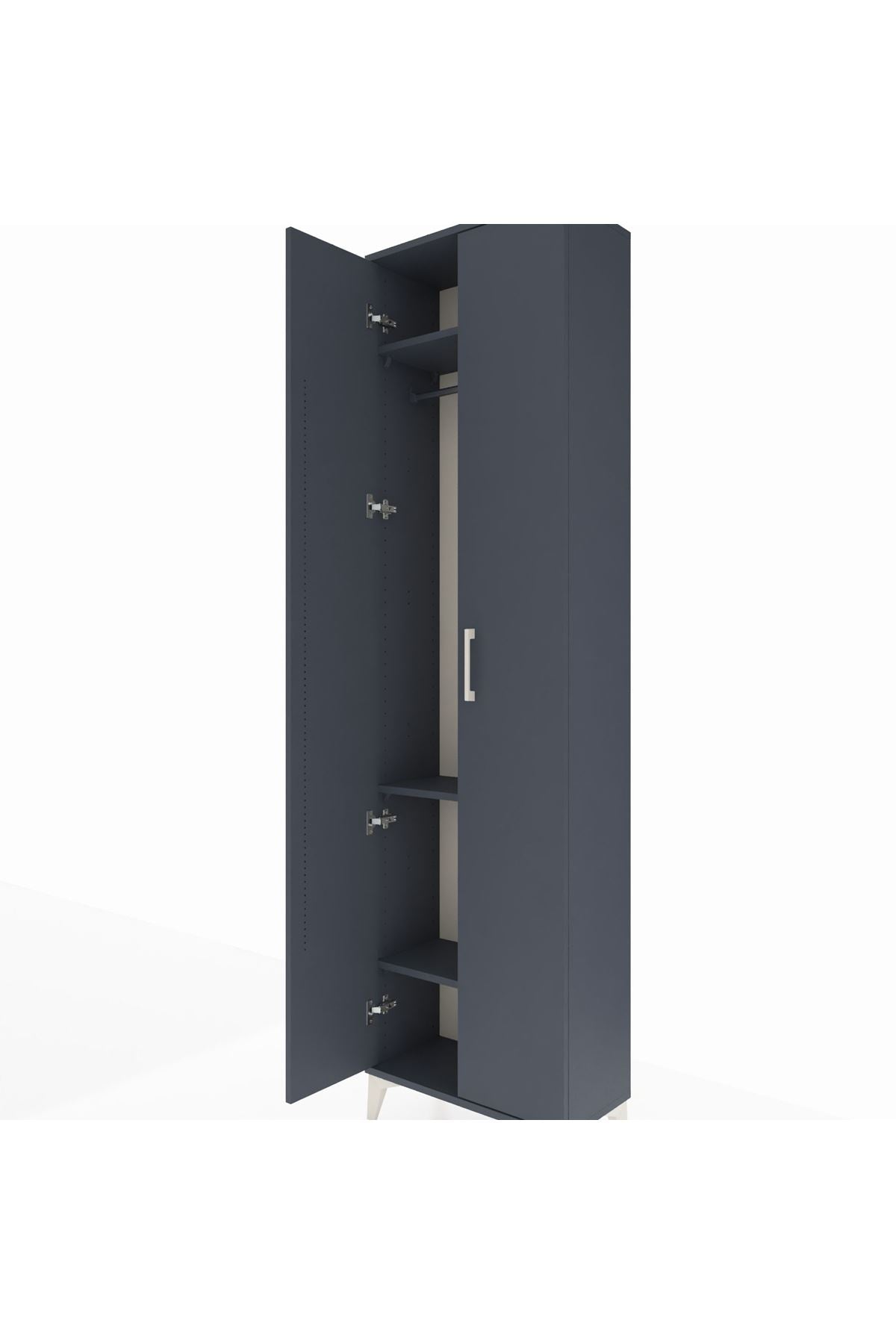 Arges Dolap 3 Raflı 2 Kapaklı Tek Askılı 60x30x221 - S29M003V5A