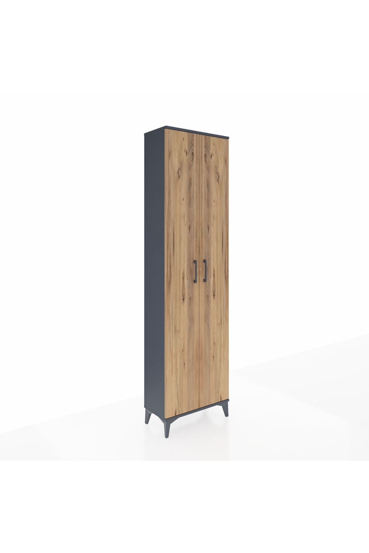 Arges Dolap 3 Raflı 2 Kapaklı Tek Askılı 60x30x221 - S29M003V6A
