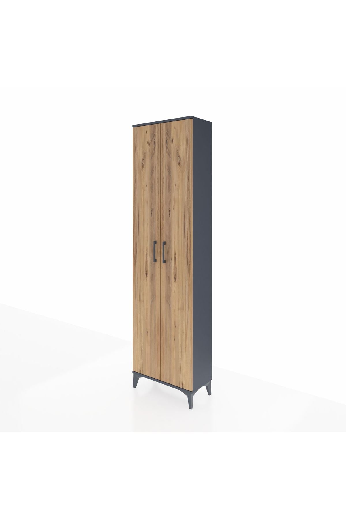 Arges Dolap 3 Raflı 2 Kapaklı Tek Askılı 60x30x221 - S29M003V6A
