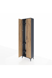 Arges Dolap 3 Raflı 2 Kapaklı Tek Askılı 60x30x221 - S29M003V6A