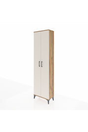 Arges Dolap 3 Raflı 2 Kapaklı Tek Askılı 60x30x221 - S29M003V7A