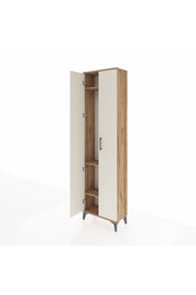 Arges Dolap 3 Raflı 2 Kapaklı Tek Askılı 60x30x221 - S29M003V7A