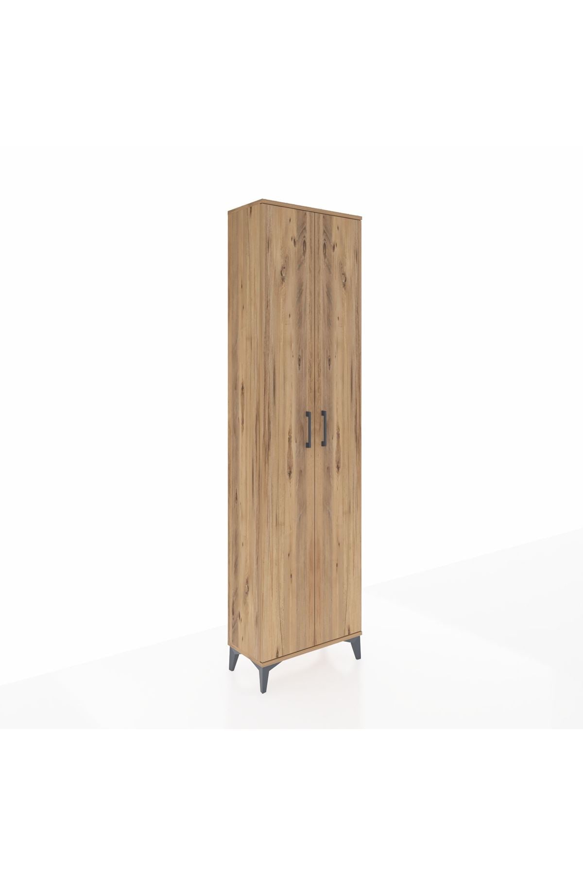 Arges Dolap 3 Raflı 2 Kapaklı Tek Askılı 60x30x221 - S29M003V9A