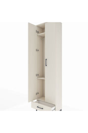 Arges Dolap 3 Raflı Tek Çekmeceli Tek Askılı 60x30x221 - S29M004V1A