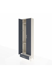 Arges Dolap 3 Raflı Tek Çekmeceli Tek Askılı 60x30x221 - S29M004V2A