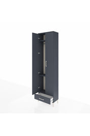 Arges Dolap 3 Raflı Tek Çekmeceli Tek Askılı 60x30x221 - S29M004V5A