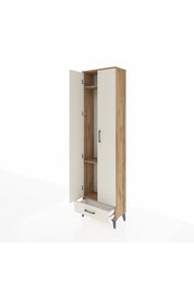 Arges Dolap 3 Raflı Tek Çekmeceli Tek Askılı 60x30x221 - S29M004V7A
