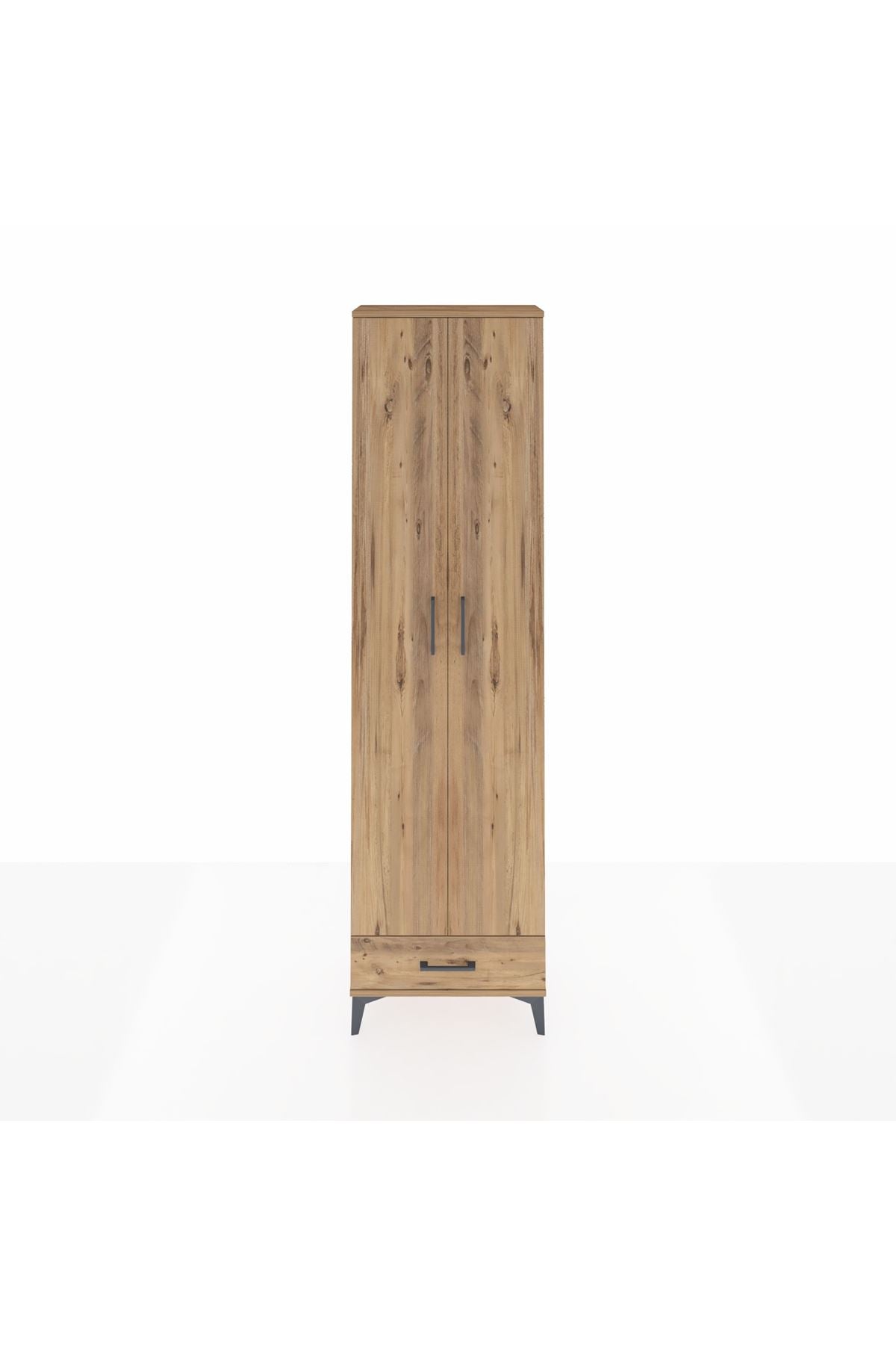 Arges Dolap 3 Raflı Tek Çekmeceli Tek Askılı 60x30x221 - S29M004V9A