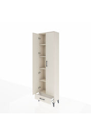 Arges Dolap 5 Raflı Tek Çekmeceli 2 Kapaklı 60x30x221 - S29M005V1A
