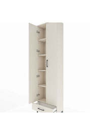 Arges Dolap 5 Raflı Tek Çekmeceli 2 Kapaklı 60x30x221 - S29M005V1A