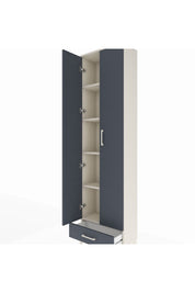 Arges Dolap 5 Raflı Tek Çekmeceli 2 Kapaklı 60x30x221 - S29M005V2A