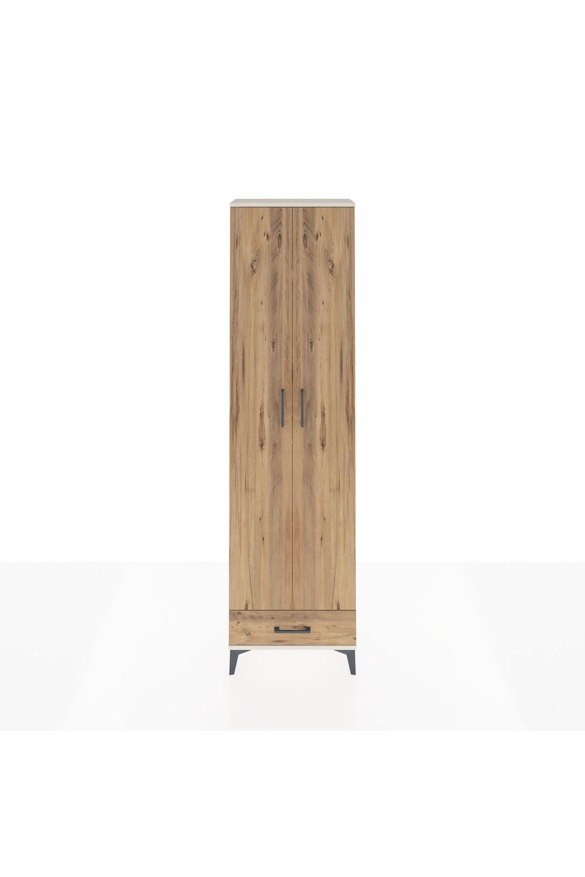 Arges Dolap 5 Raflı Tek Çekmeceli 2 Kapaklı 60x30x221 - S29M005V3A