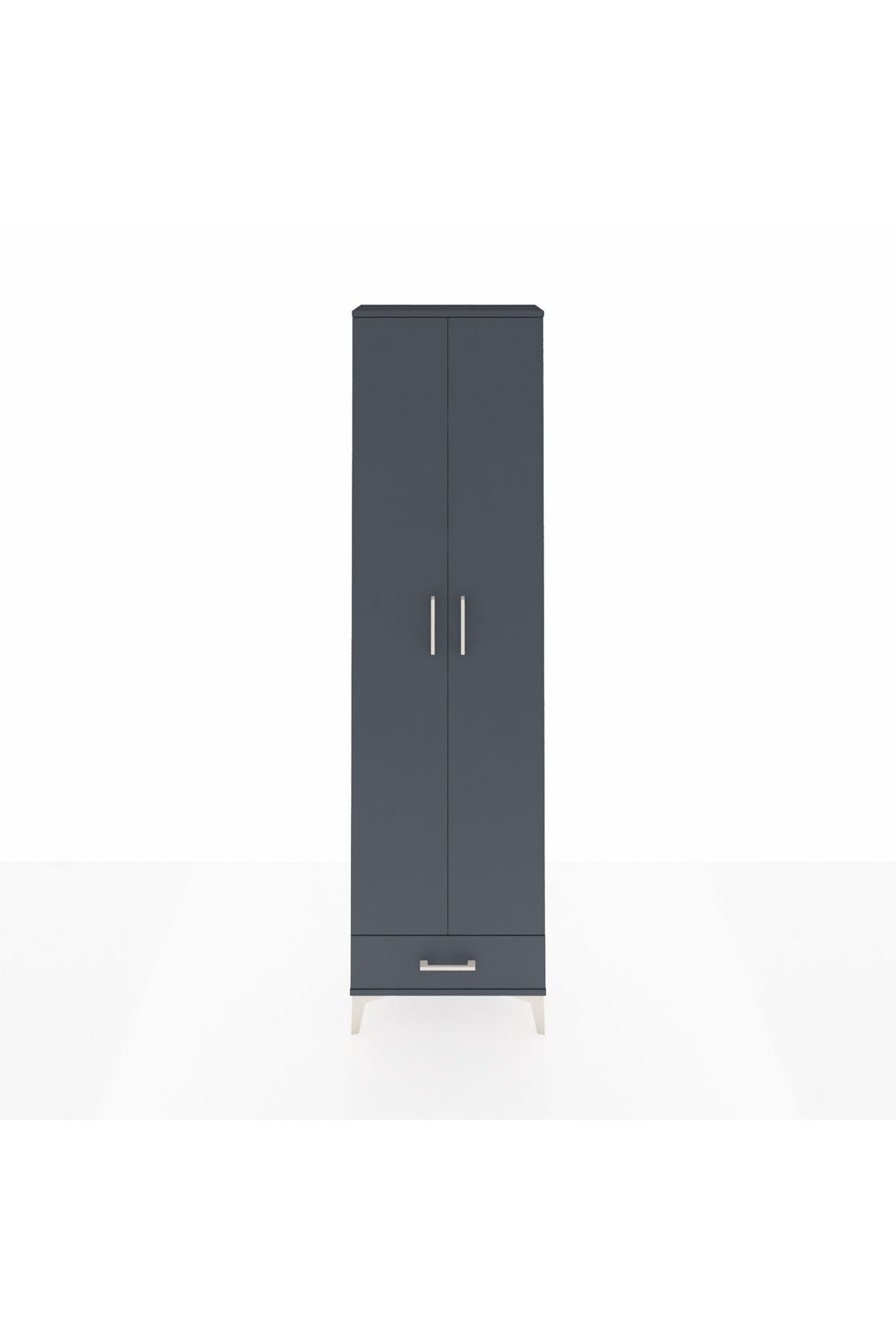 Arges Dolap 5 Raflı Tek Çekmeceli 2 Kapaklı 60x30x221 - S29M005V5A