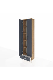 Arges Dolap 5 Raflı Tek Çekmeceli 2 Kapaklı 60x30x221 - S29M005V8A