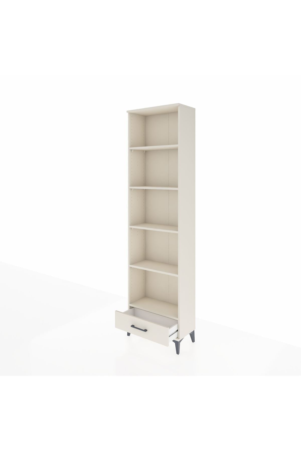 Arges Dolap 5 Raflı Tek Çekmeceli 60x30x221 - S29M006V1A