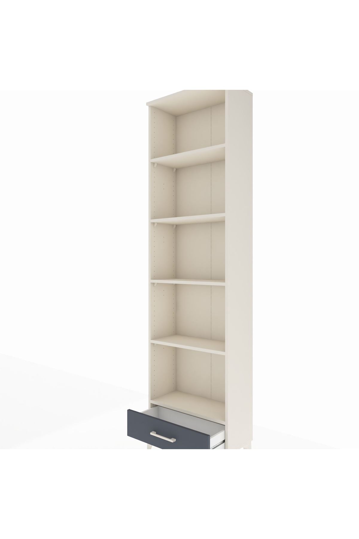 Arges Dolap 5 Raflı Tek Çekmeceli 60x30x221 - S29M006V2A