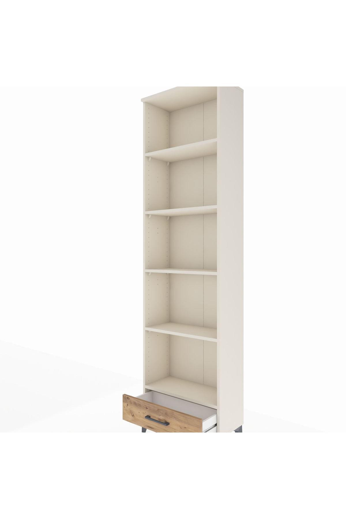 Arges Dolap 5 Raflı Tek Çekmeceli 60x30x221 - S29M006V3A