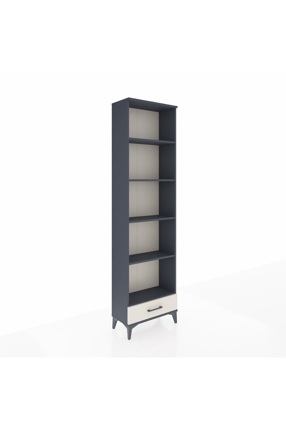 Arges Dolap 5 Raflı Tek Çekmeceli 60x30x221 - S29M006V4A
