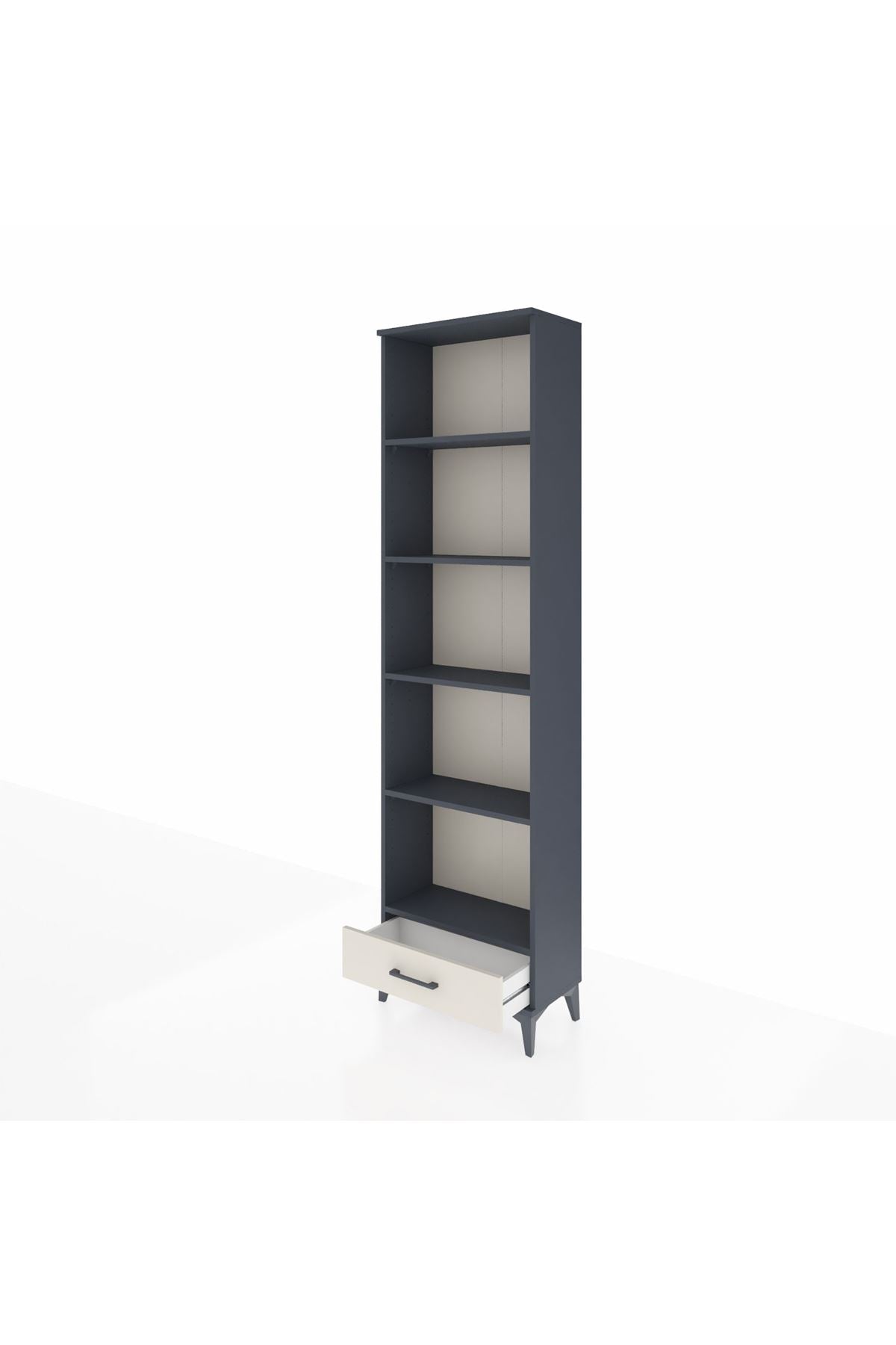 Arges Dolap 5 Raflı Tek Çekmeceli 60x30x221 - S29M006V4A