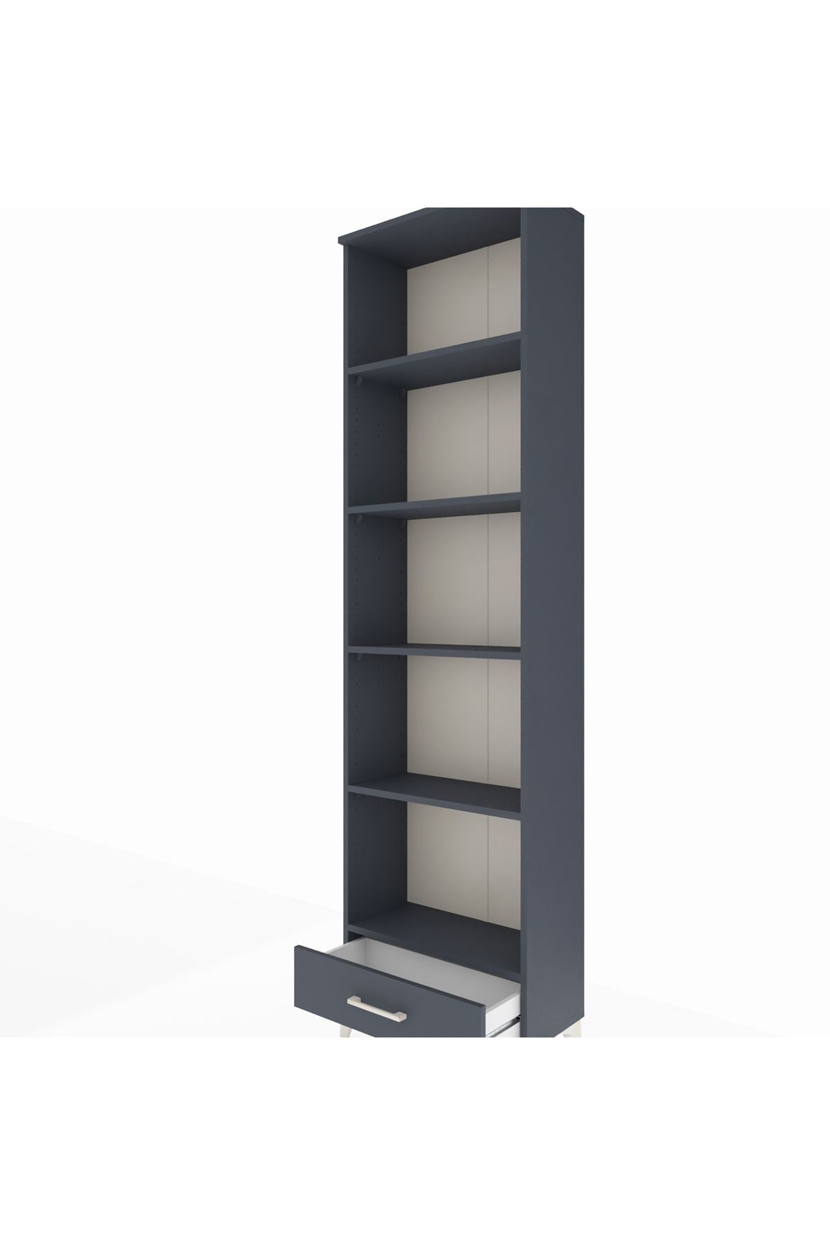 Arges Dolap 5 Raflı Tek Çekmeceli 60x30x221 - S29M006V5A