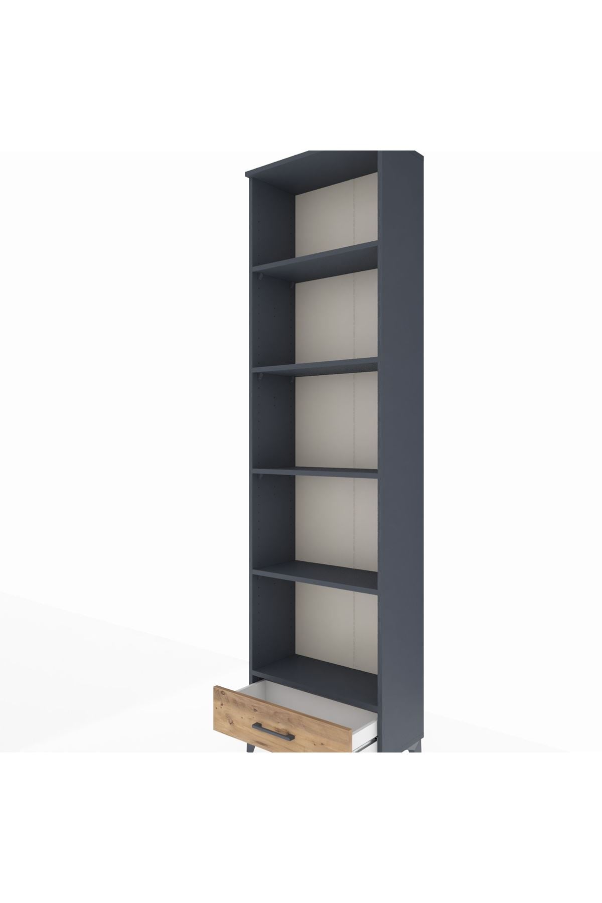 Arges Dolap 5 Raflı Tek Çekmeceli 60x30x221 - S29M006V6A