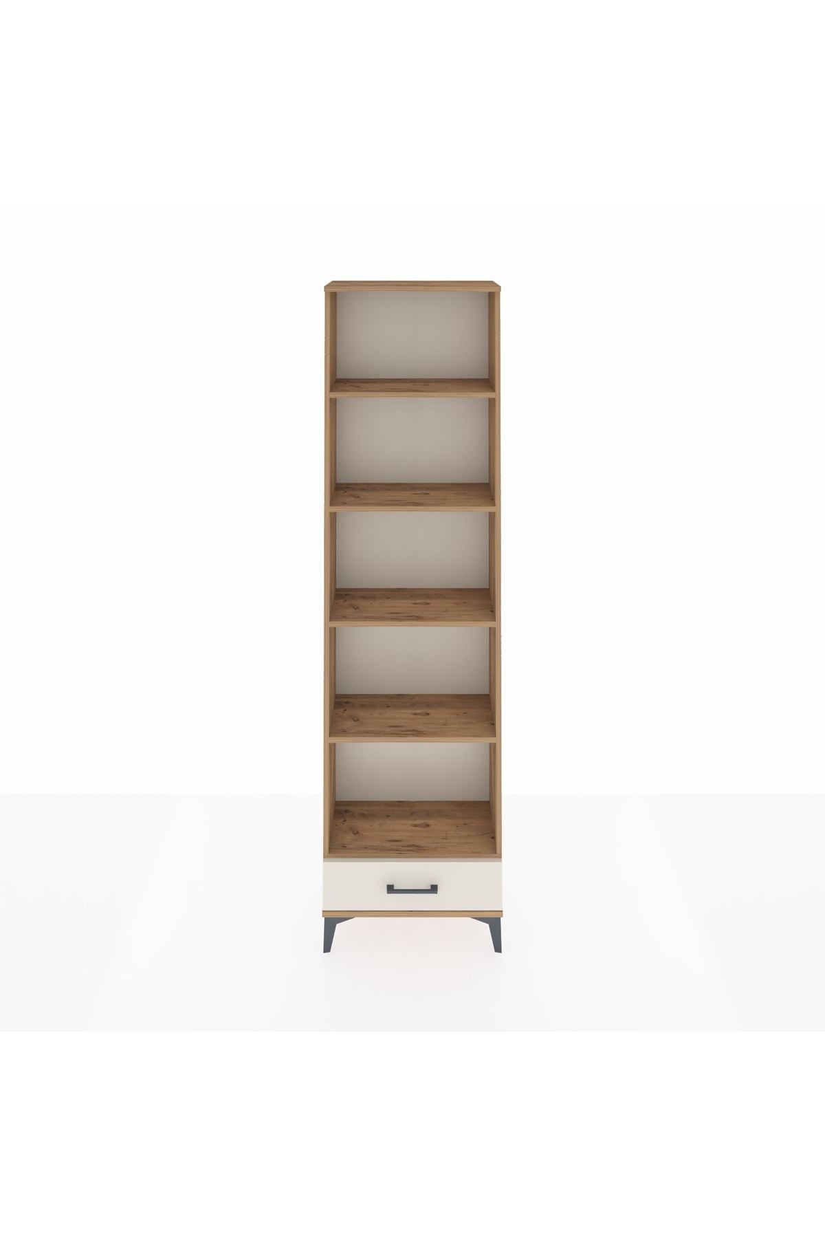 Arges Dolap 5 Raflı Tek Çekmeceli 60x30x221 - S29M006V7A