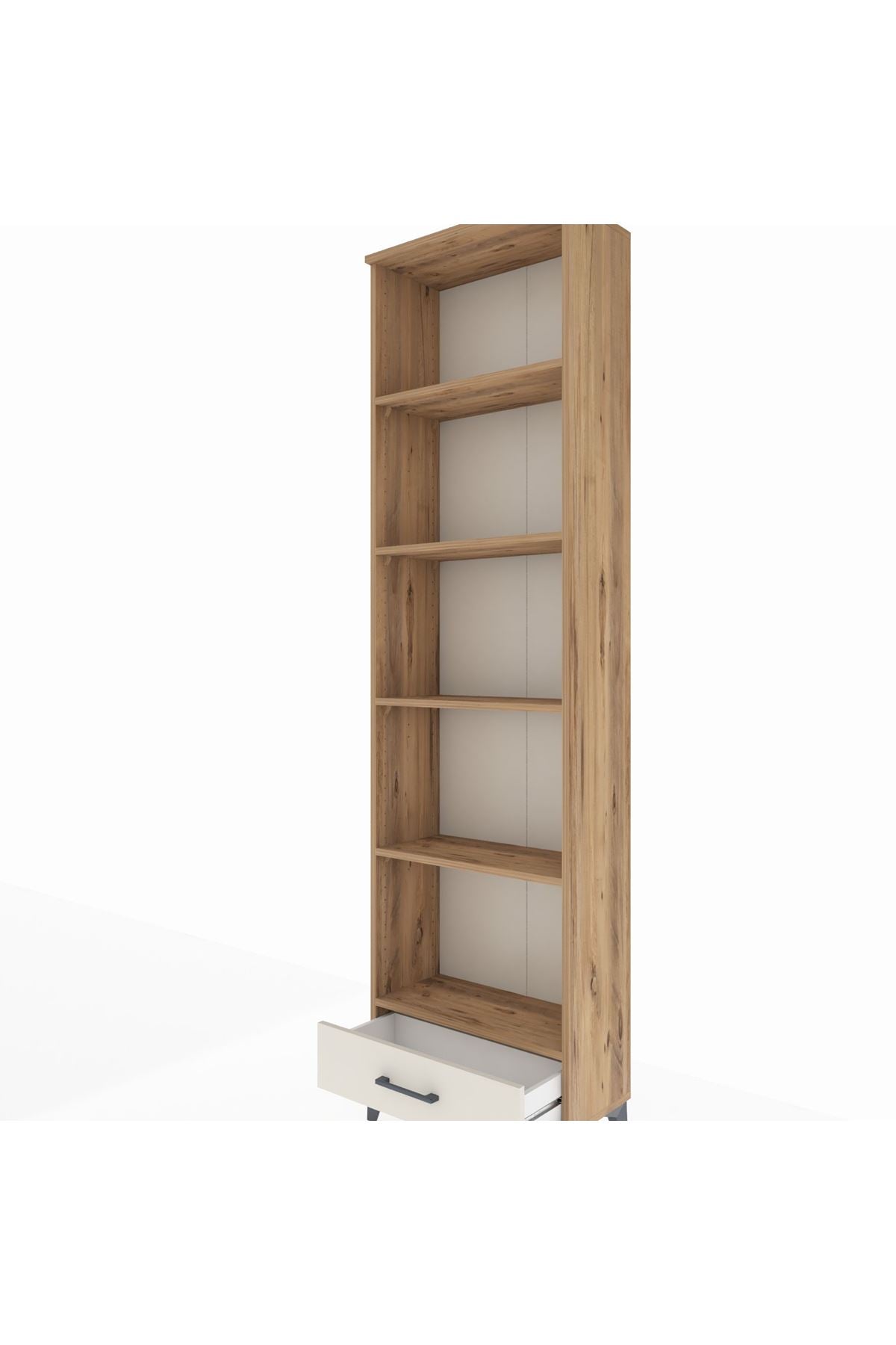 Arges Dolap 5 Raflı Tek Çekmeceli 60x30x221 - S29M006V7A
