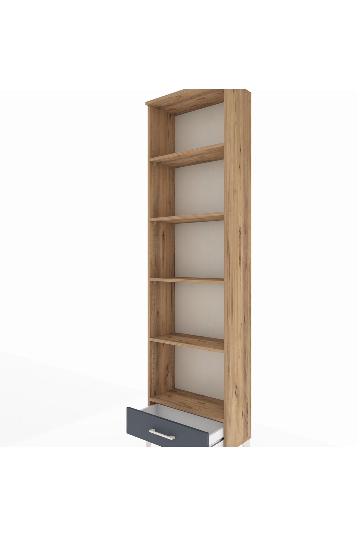 Arges Dolap 5 Raflı Tek Çekmeceli 60x30x221 - S29M006V8A