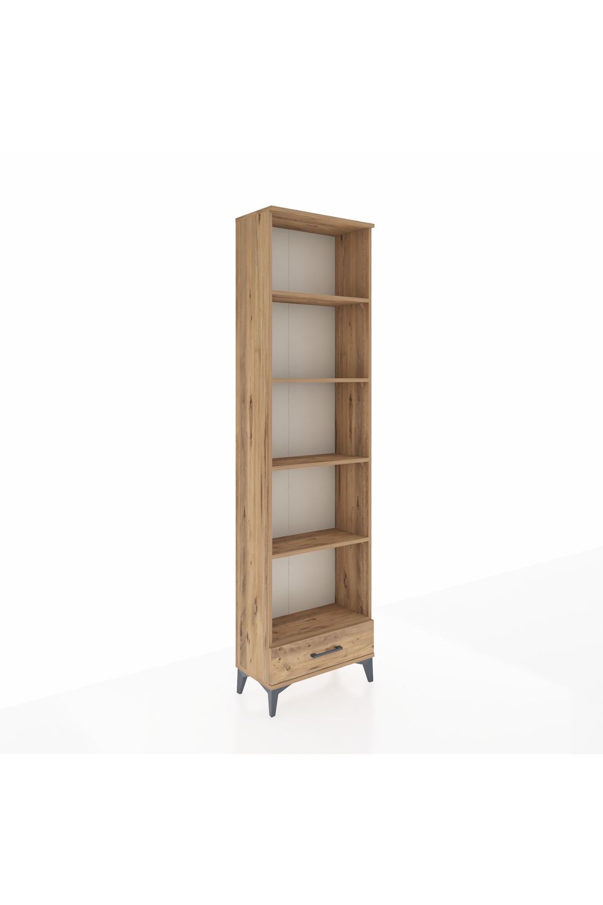 Arges Dolap 5 Raflı Tek Çekmeceli 60x30x221 - S29M006V9A