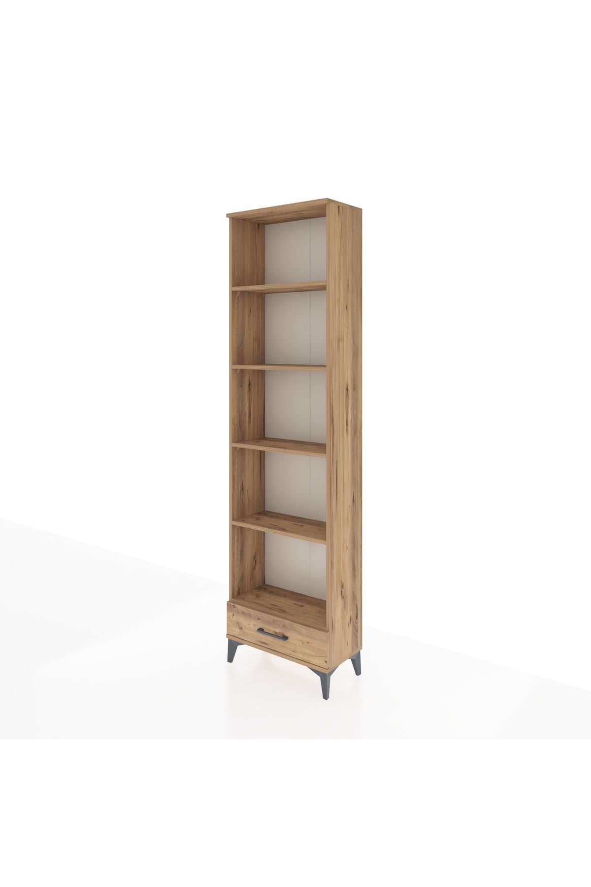 Arges Dolap 5 Raflı Tek Çekmeceli 60x30x221 - S29M006V9A